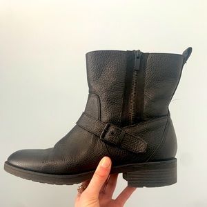 Black ankle boots